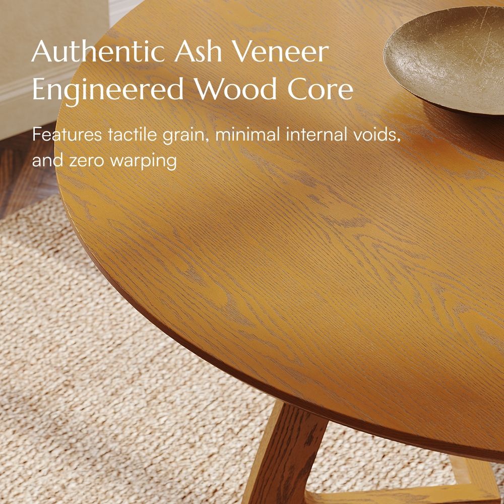 Partial Assembly Required Walnut Color Engineered Wood Dining Tables