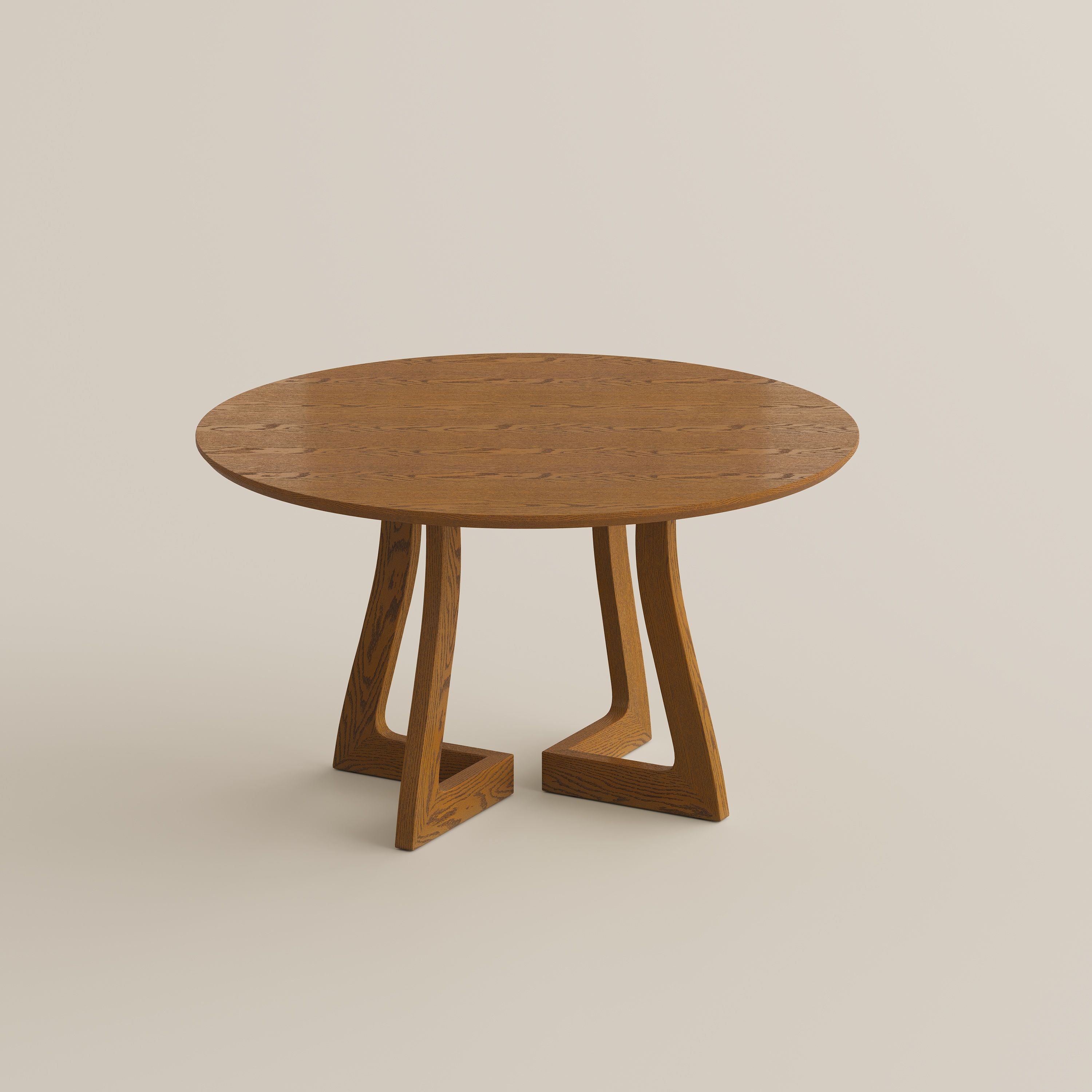 Wood Walnut Color Engineered Wood Dining Tables