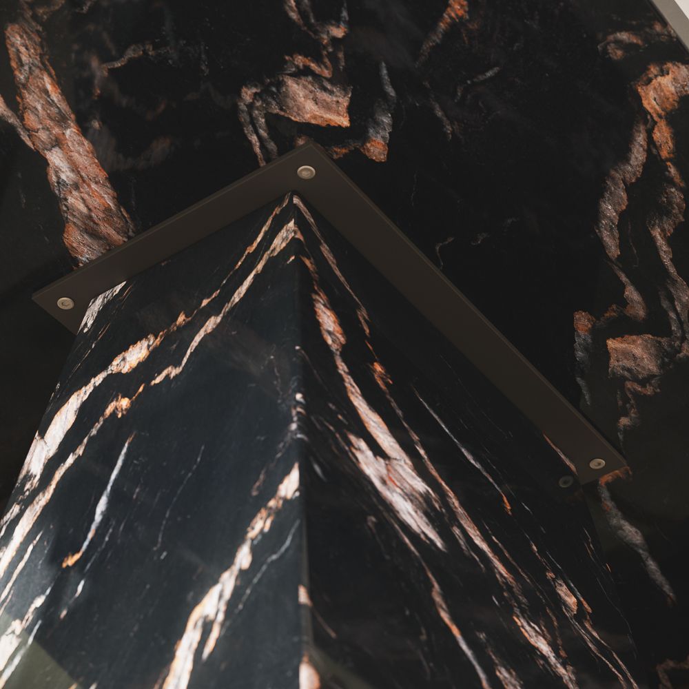 Rectangular Black Marble Dining Tables