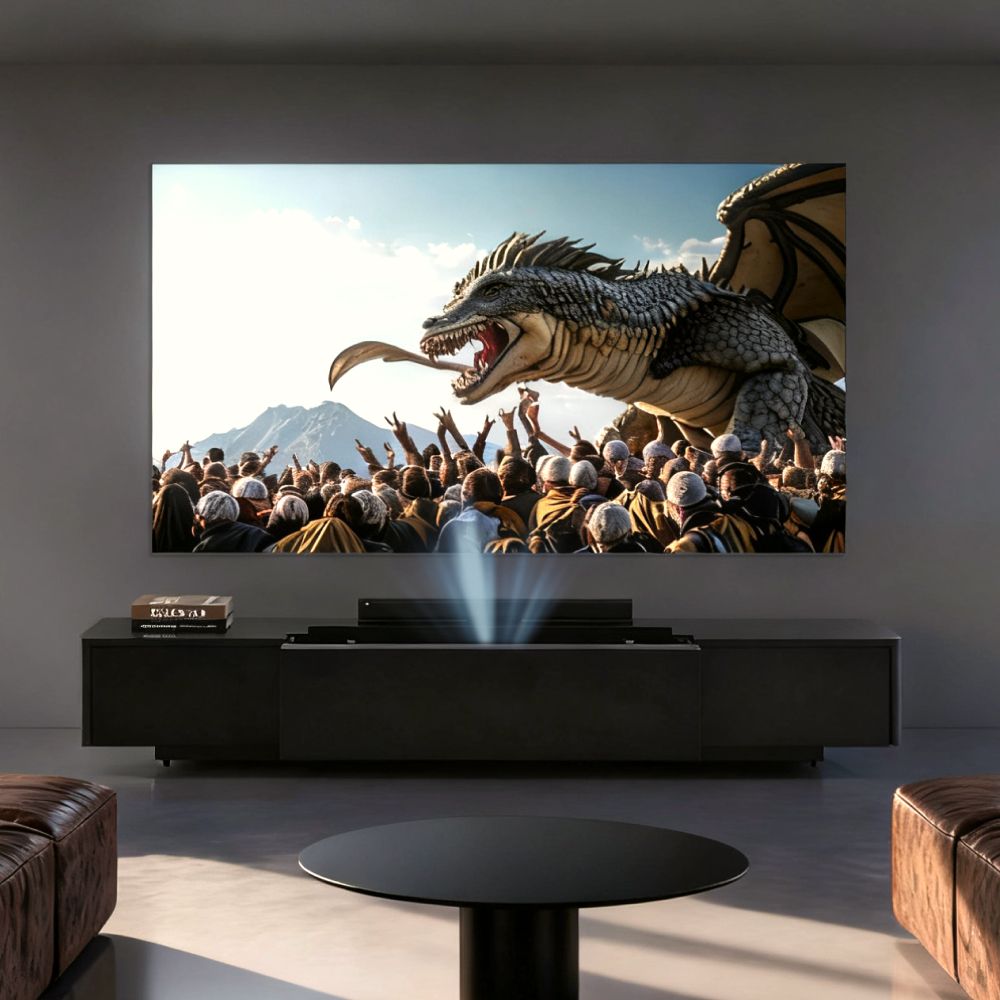 Gaming Room Walnut Color MDF Electric TV Stands