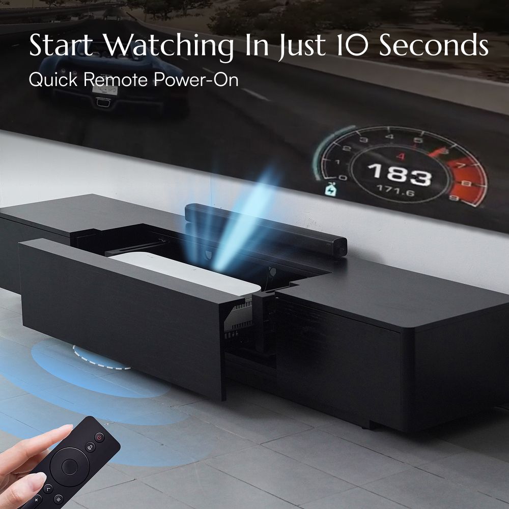 Electric Walnut Color MDF Electric TV Stands