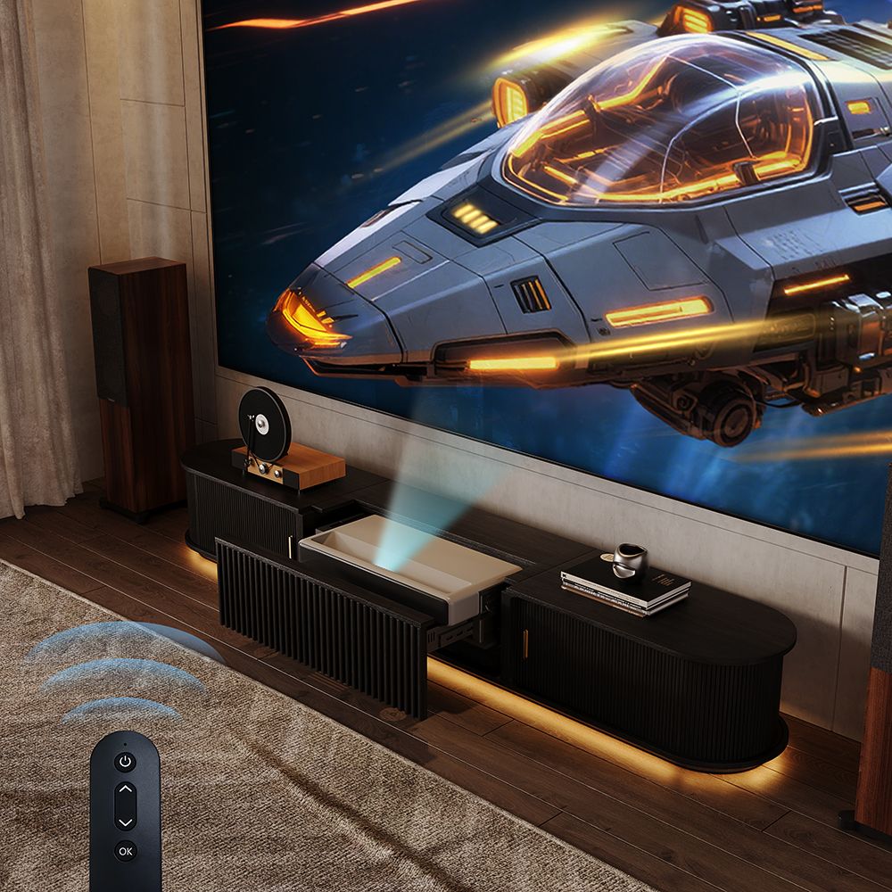 Black Electric TV Stands