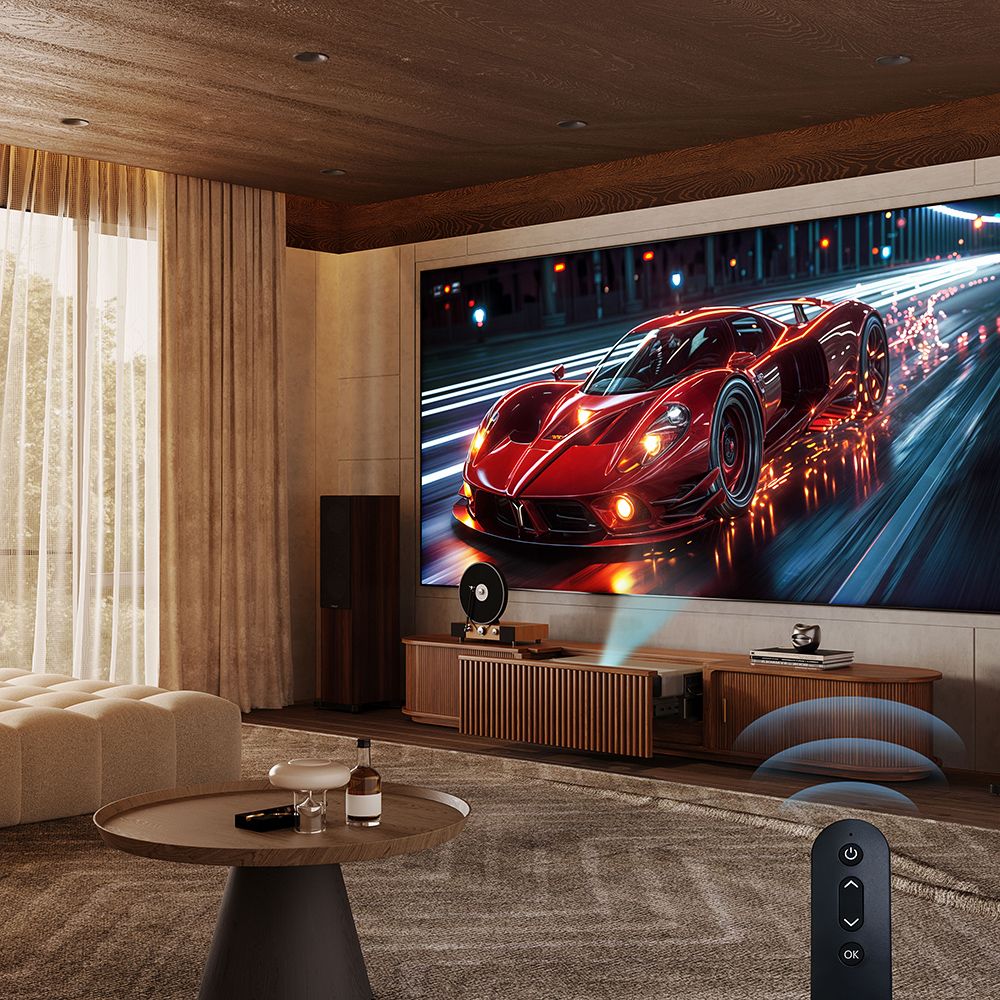 Walnut Color Electric TV Stands