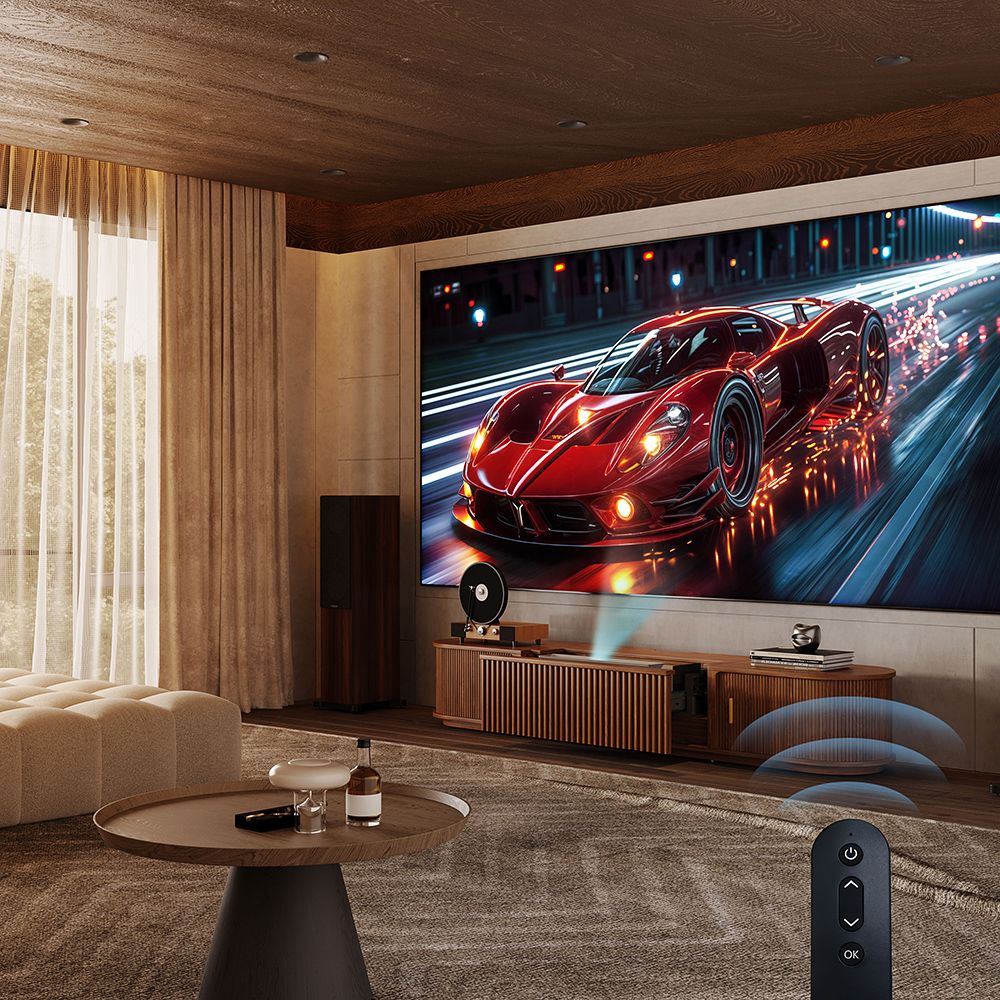 Walnut Color Electric TV Stands