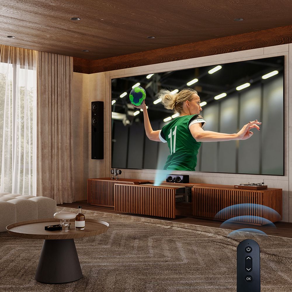 with LED Lights Walnut Color Wood Electric TV Stands