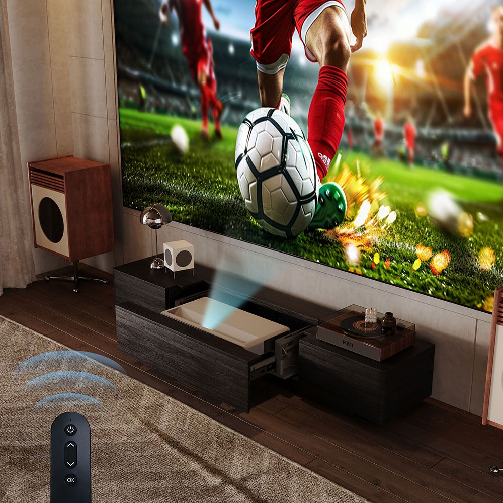 Electric Black MDF Electric TV Stands