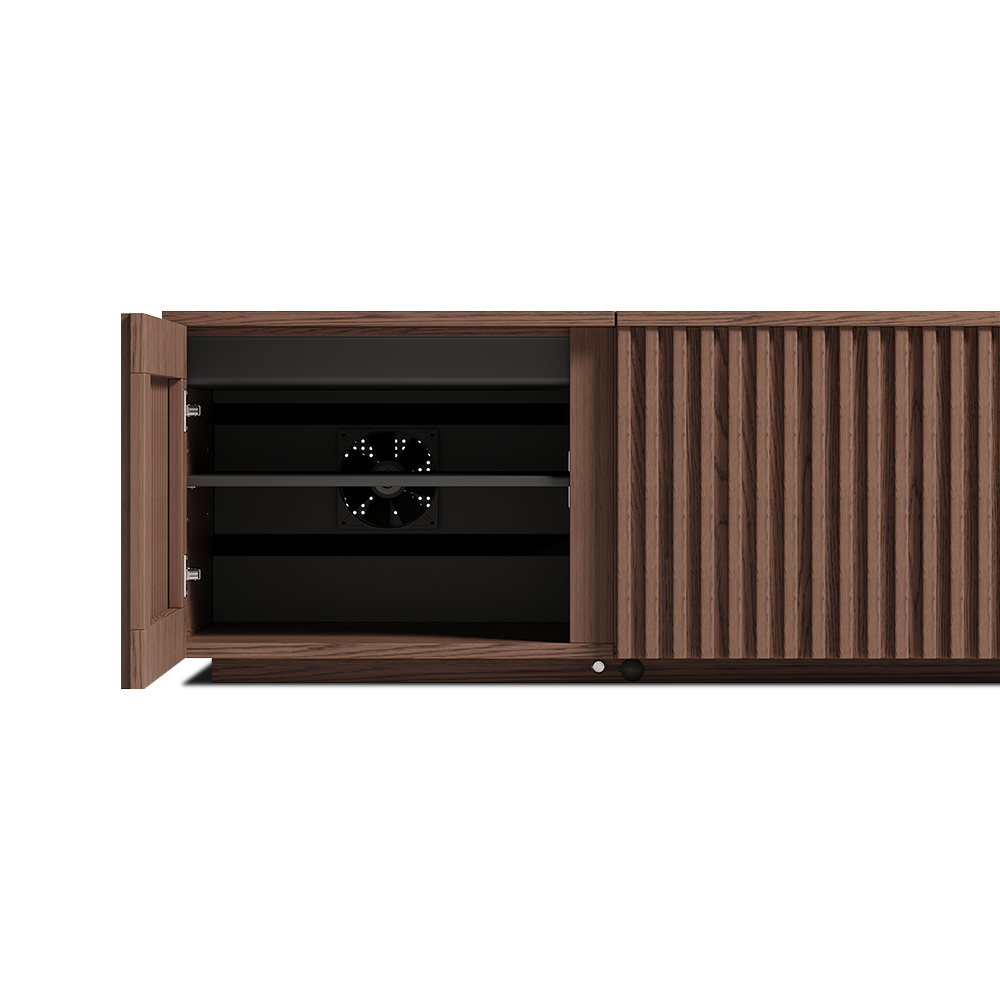 Walnut Color Electric TV Stands