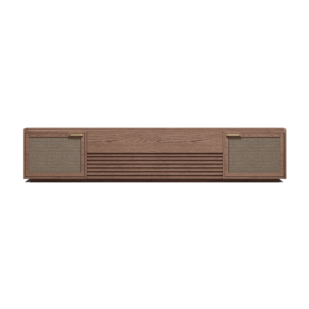 Walnut Color Electric TV Stands