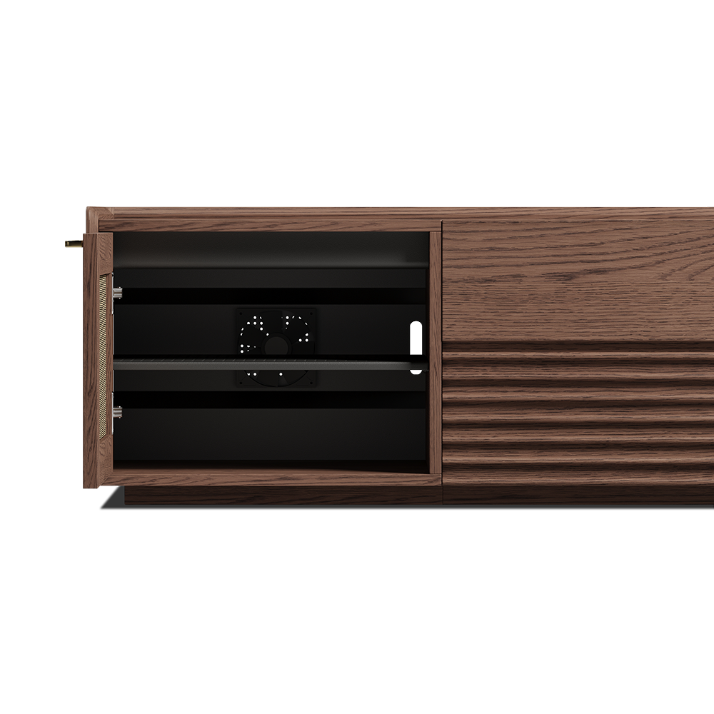 Walnut Color Electric TV Stands