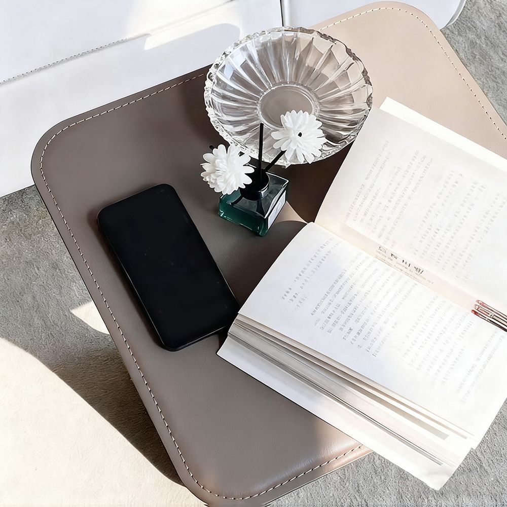Modern Gray Metal End & Side Tables