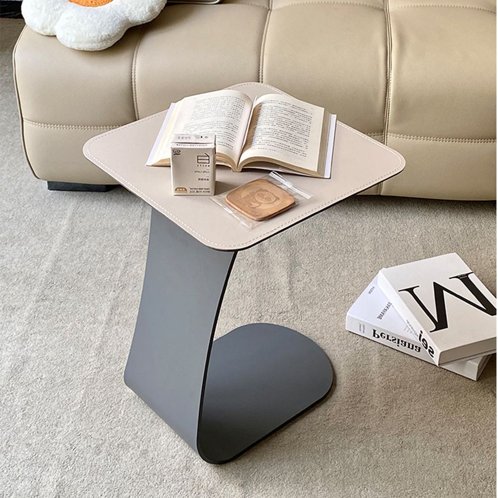Grey Gray Metal End & Side Tables