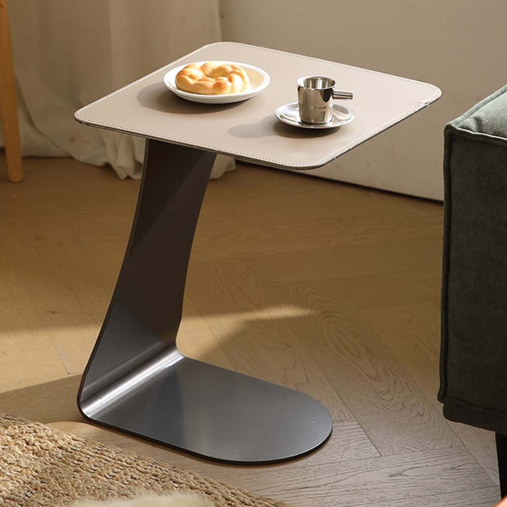 Grey Gray Metal End & Side Tables