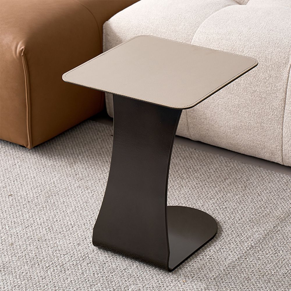 Fully Assemble Gray Metal End & Side Tables