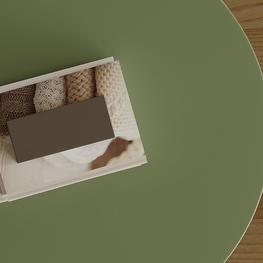 Modern Green Engineered Wood End & Side Tables