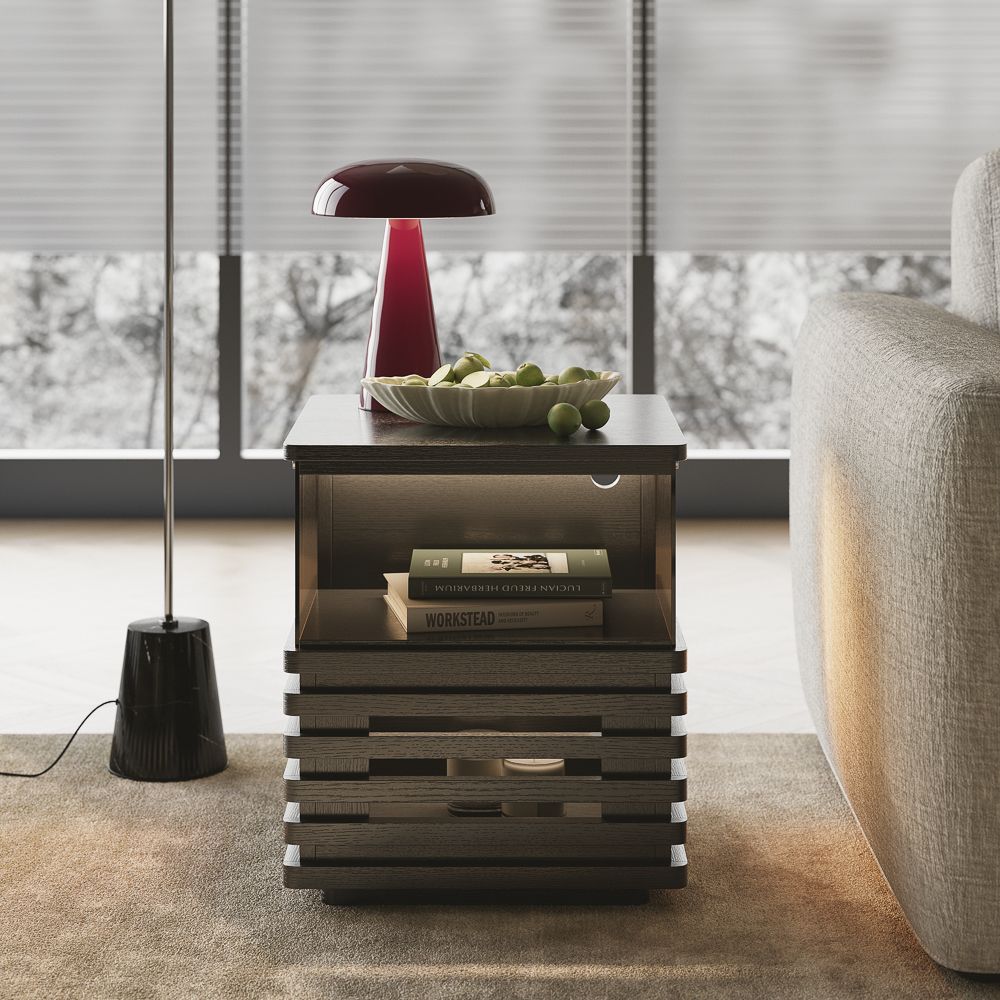 Mid Century Modern Black End & Side Tables