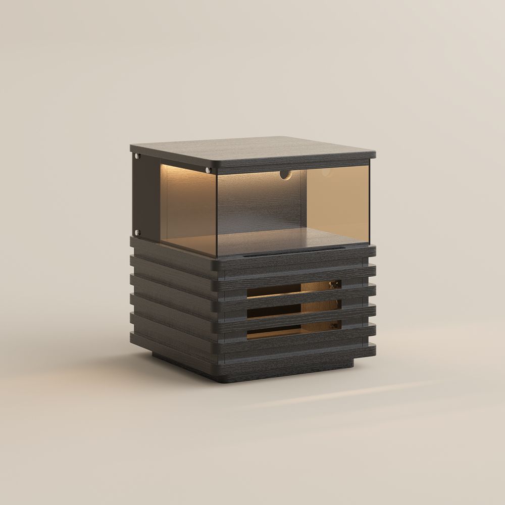 Mid Century Modern Black End & Side Tables