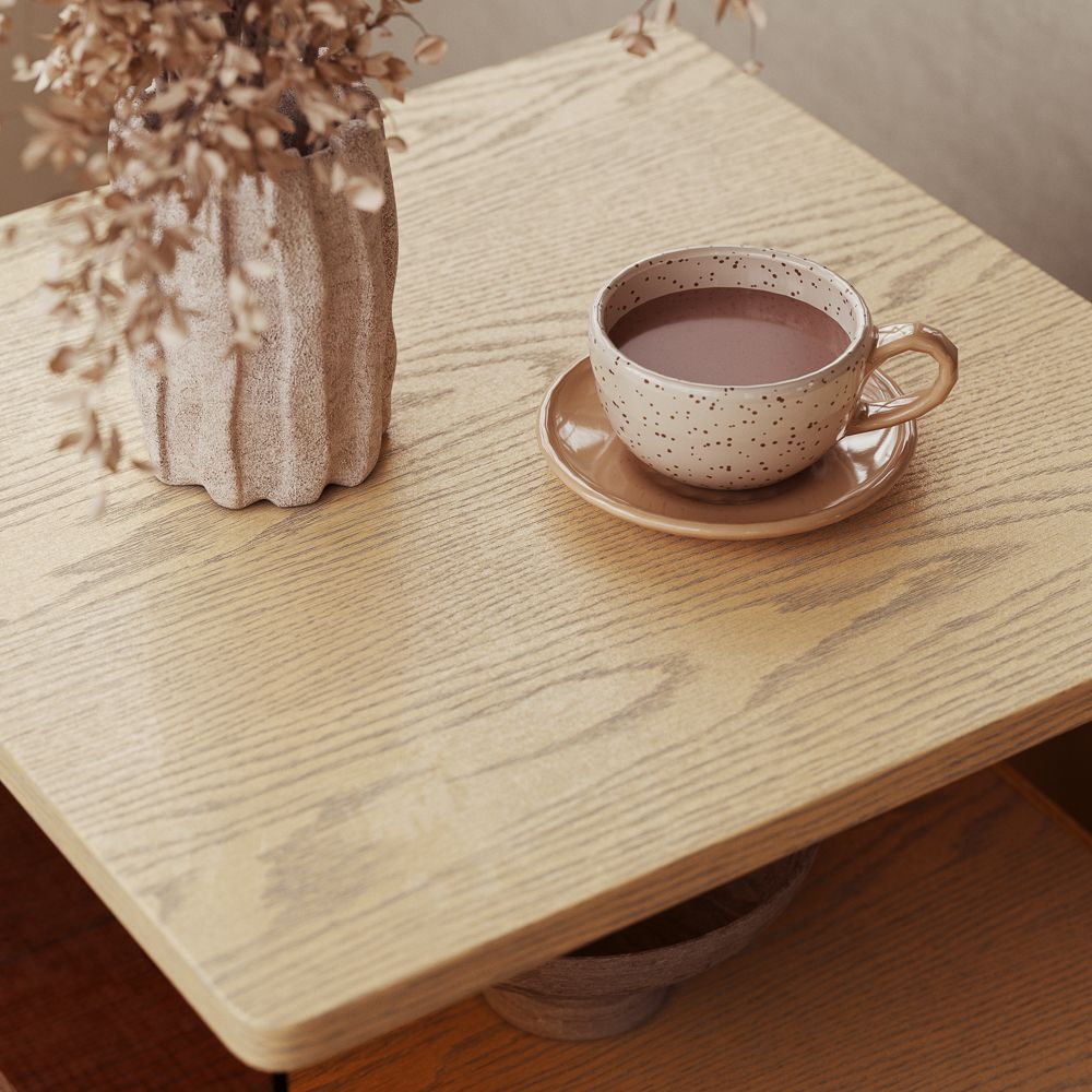 Selene Oak End & Side Tables