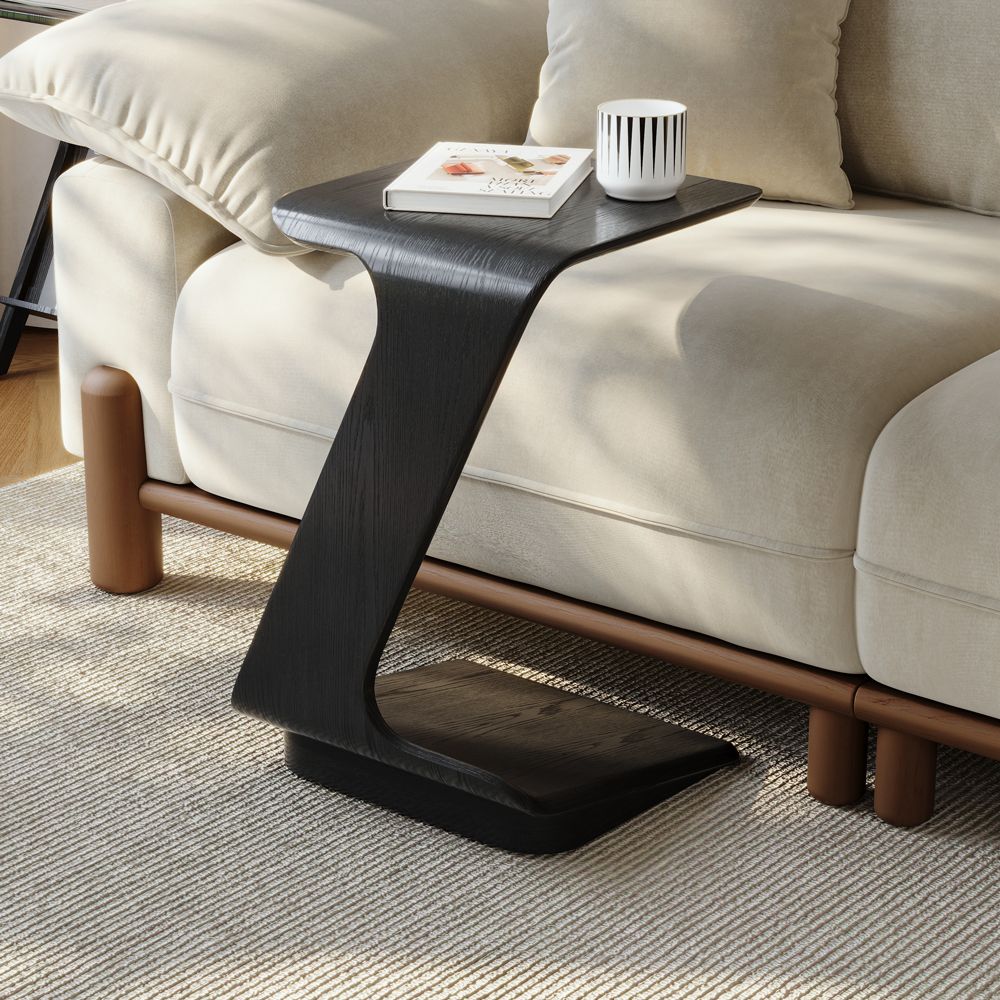 Modern Black MDF End & Side Tables