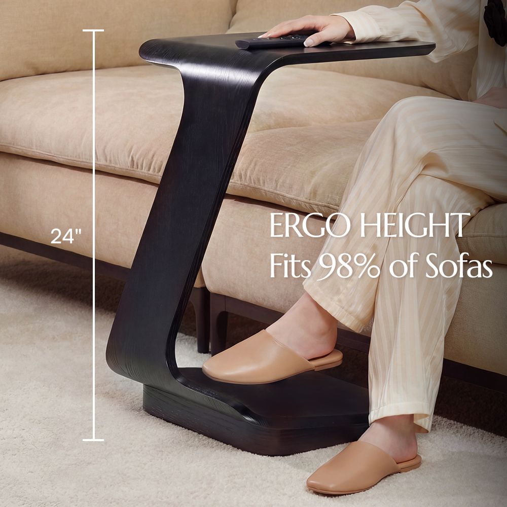 Black Black MDF End & Side Tables