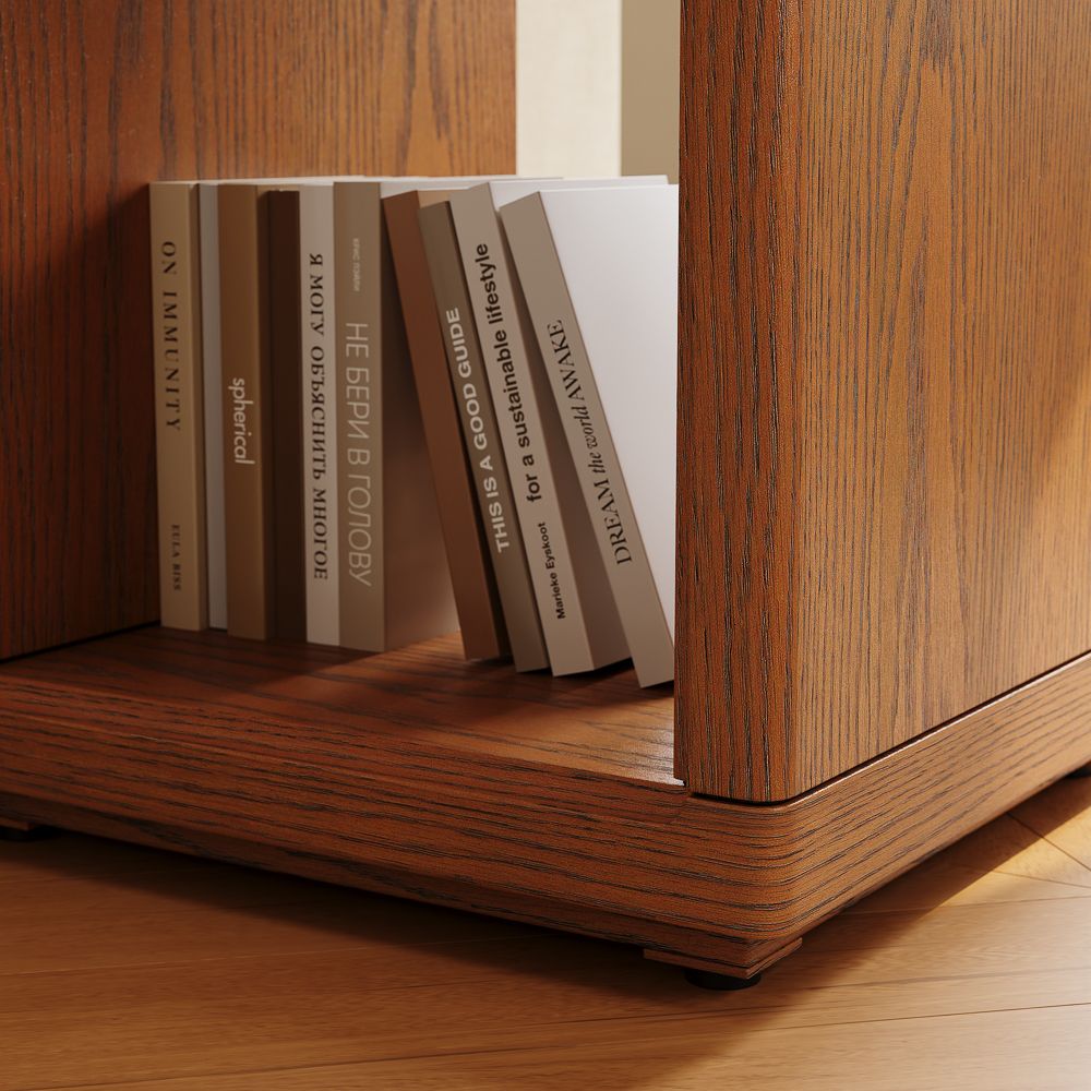 Walnut Color End & Side Tables