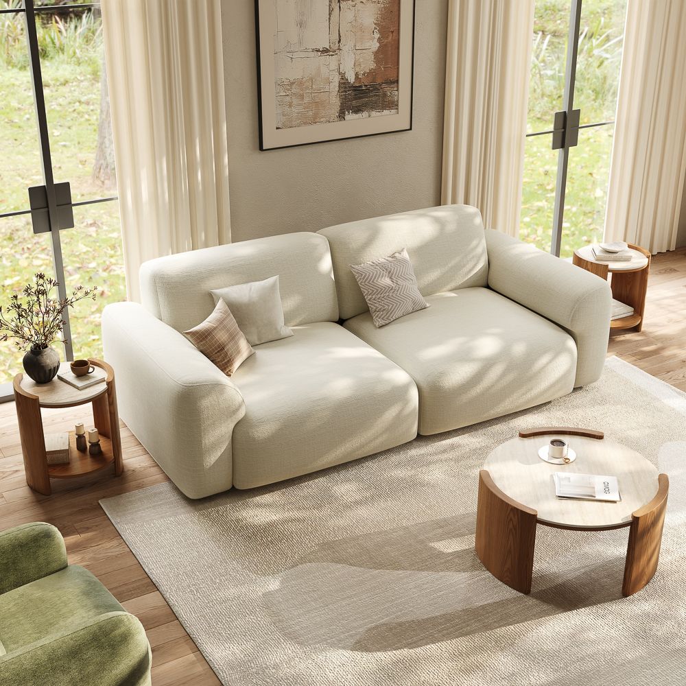 Walnut Color End & Side Tables