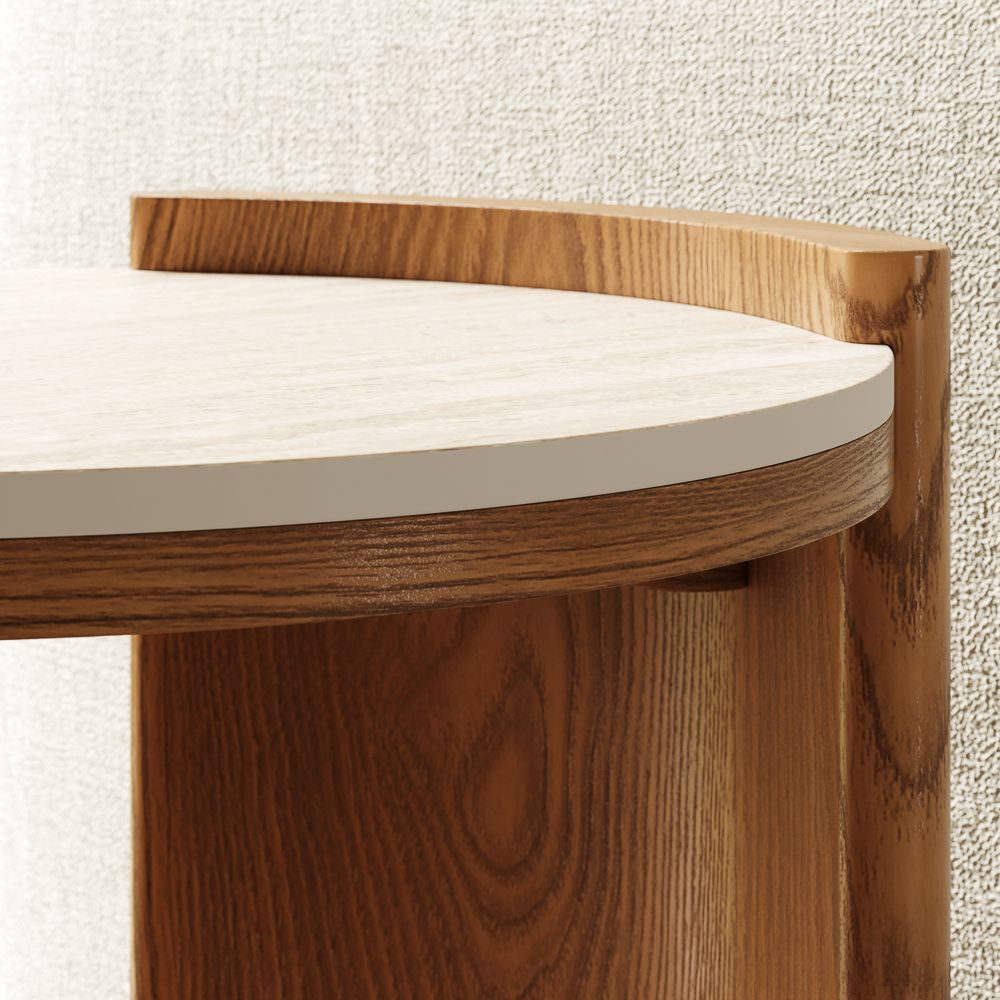 Walnut Color End & Side Tables