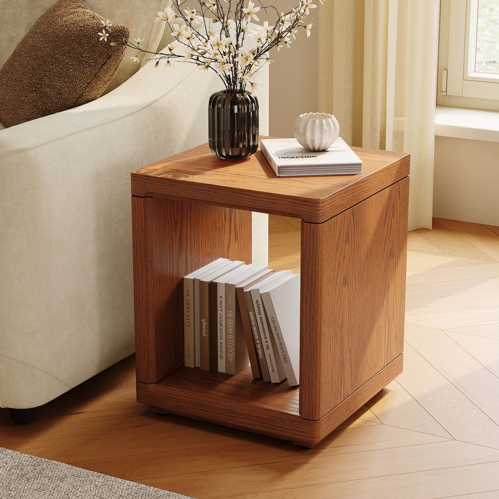 Walnut Color End & Side Tables