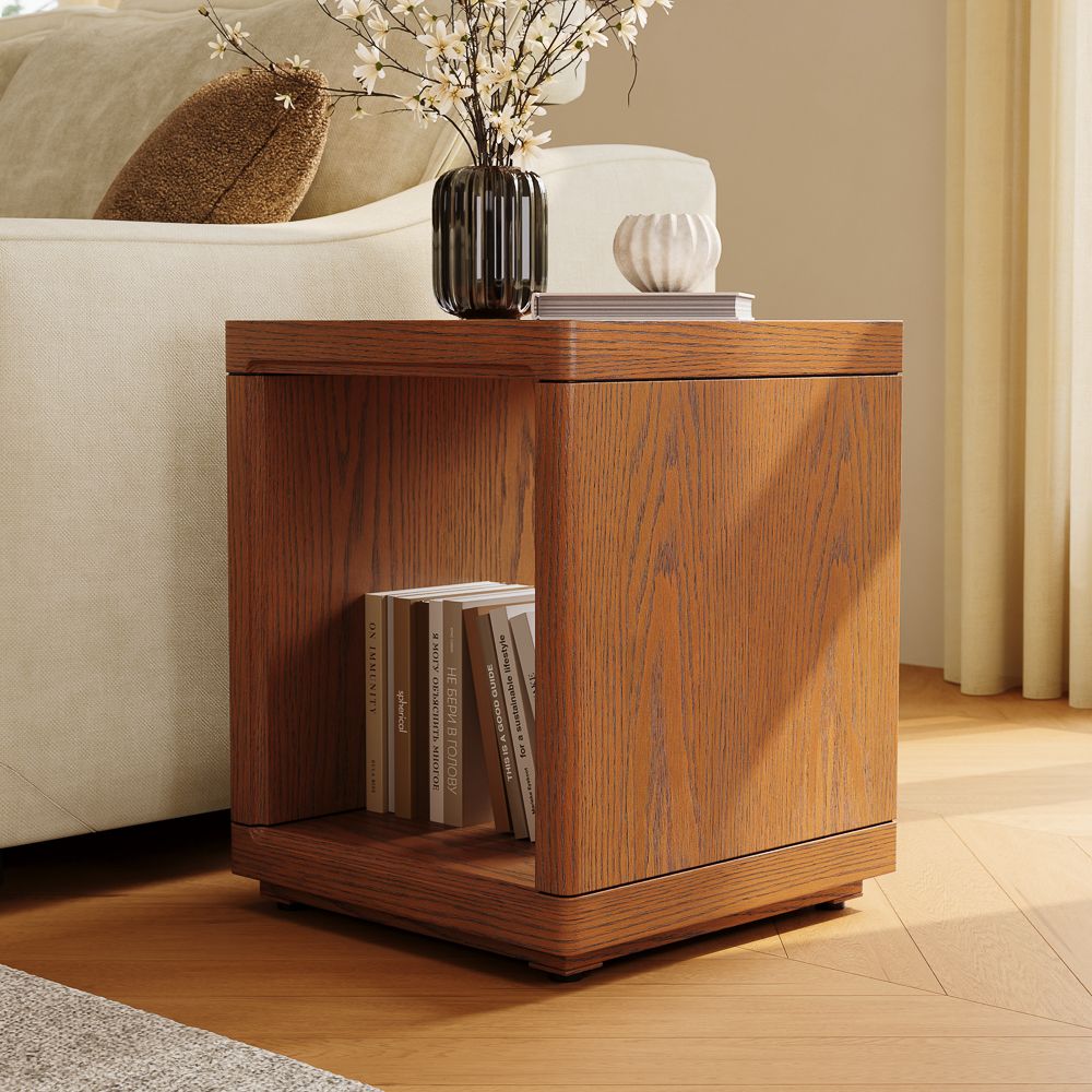 Walnut Color End & Side Tables