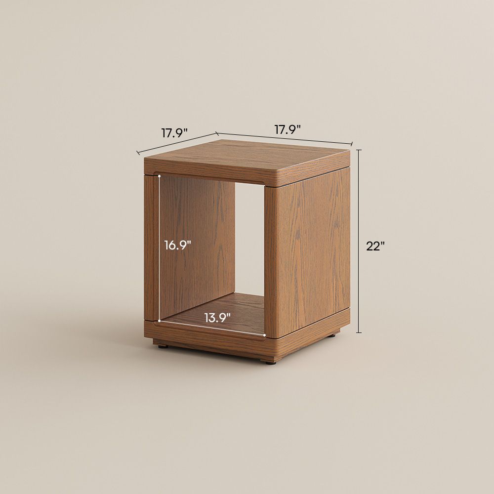 Mid Century Modern Walnut Color End & Side Tables