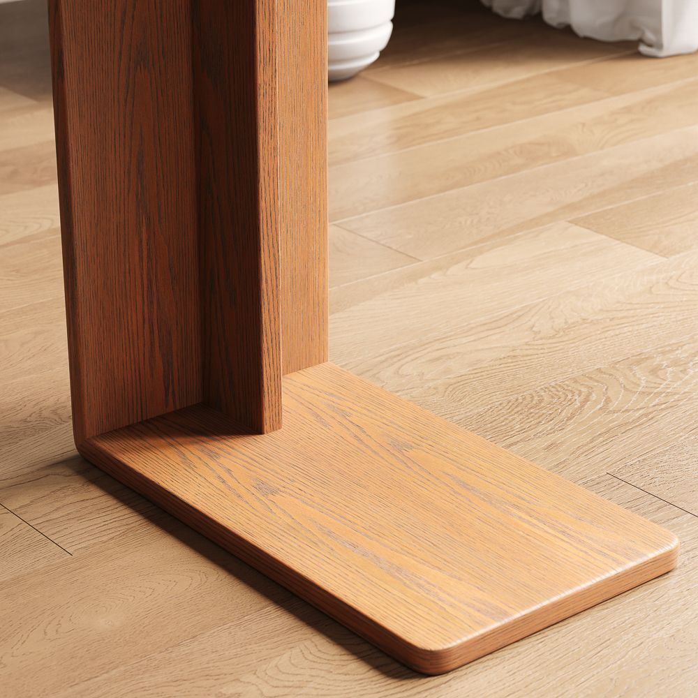 Walnut Color Engineered Wood End & Side Tables