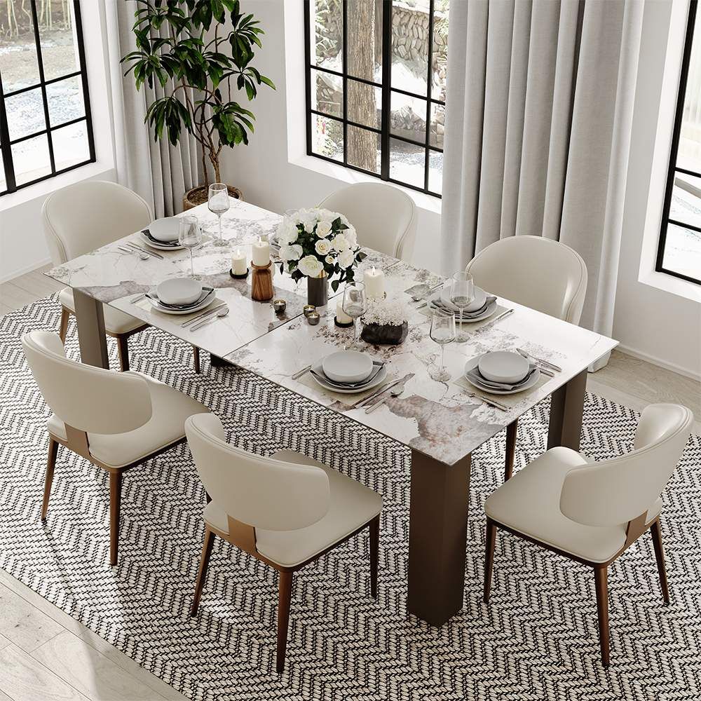 for 10 Pandora Pandora Stone Extendable Dining Tables