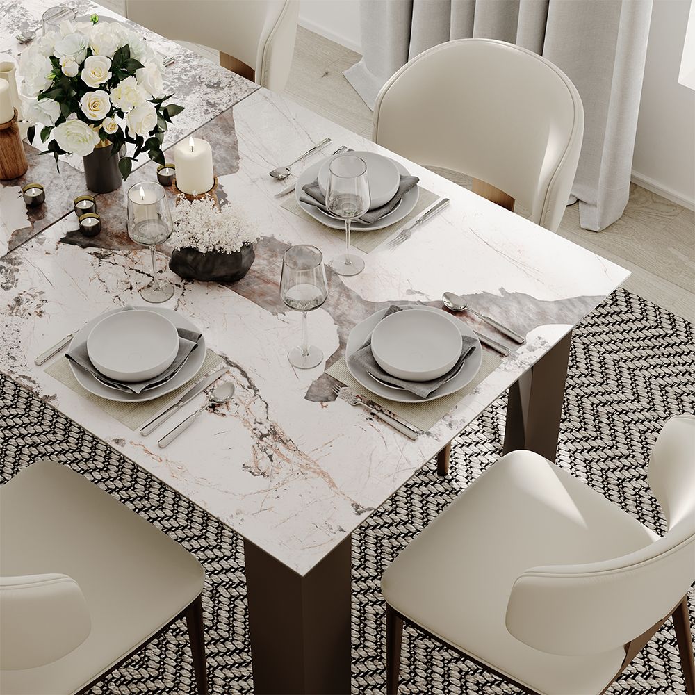 Living Room Pandora Pandora Stone Extendable Dining Tables