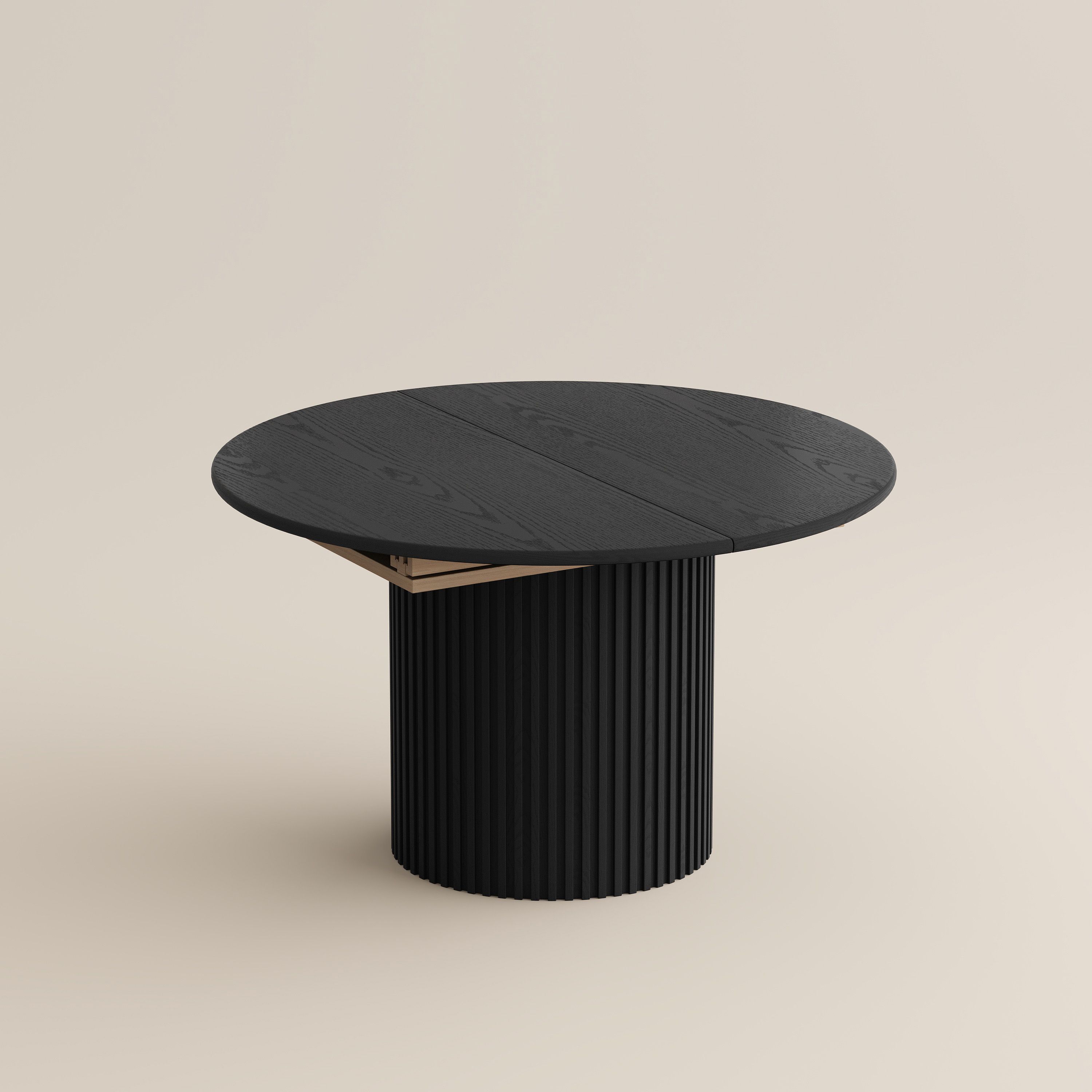 Gaming Room Black Engineered Wood Extendable Dining Tables