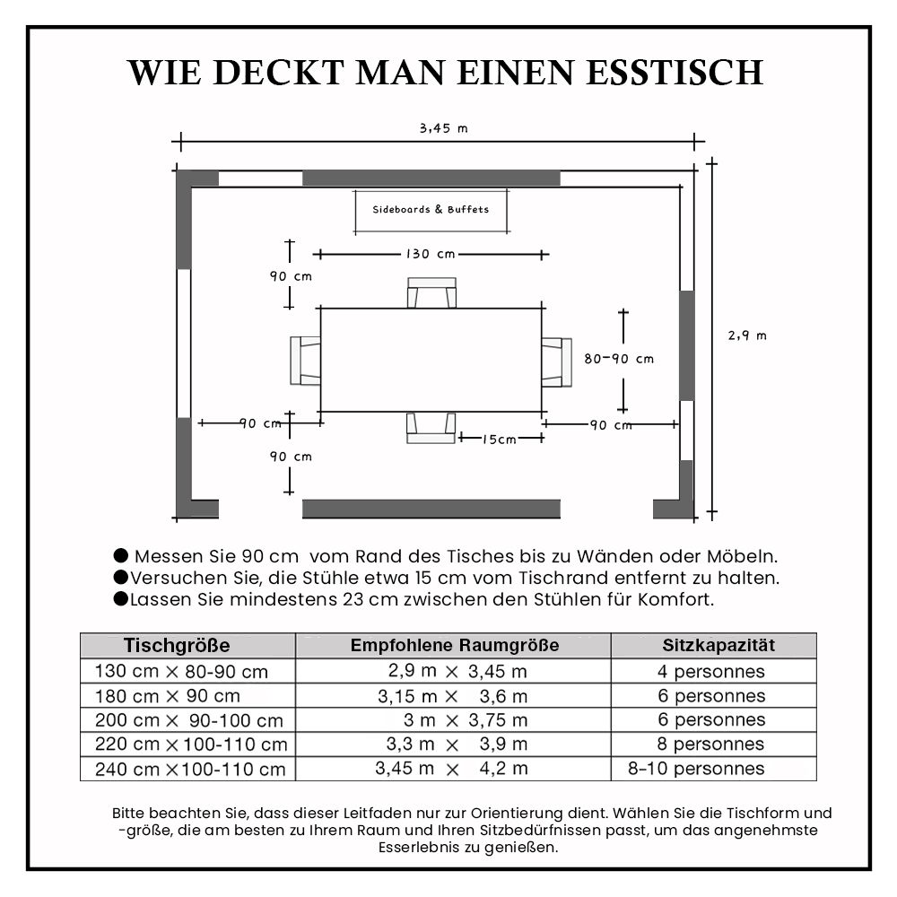 für 4 Mattweiß Sinterstein Esstische