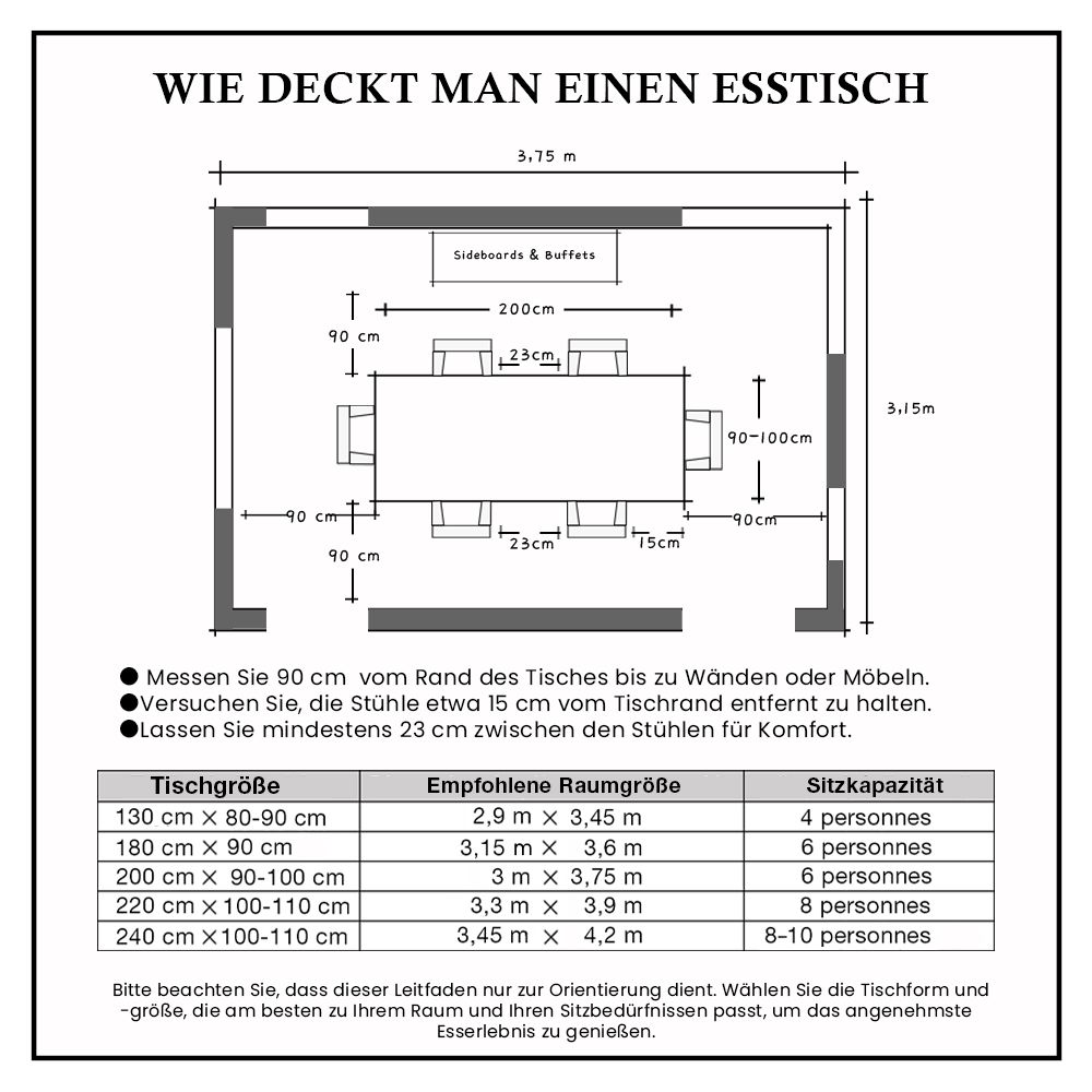 Silber Schwarz und Silber Glänzender gesinterter Stein Esstische