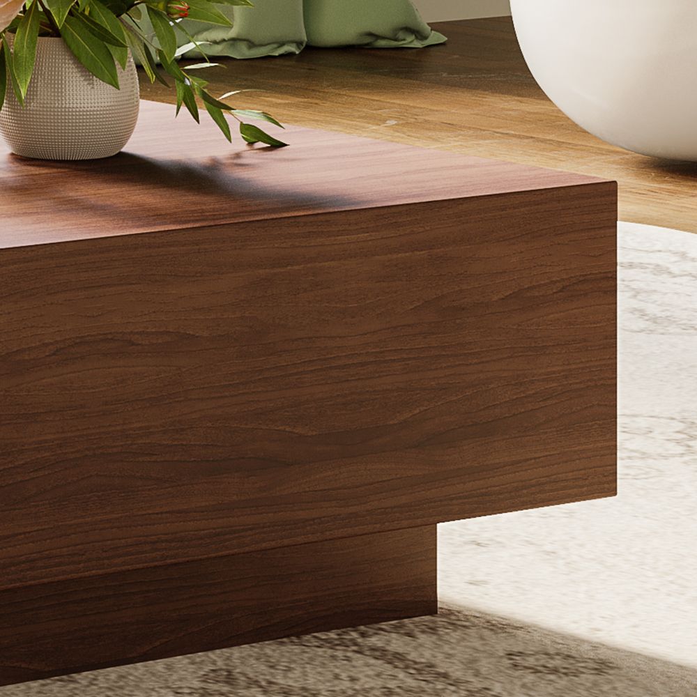 Marron  MDF Tables basses
