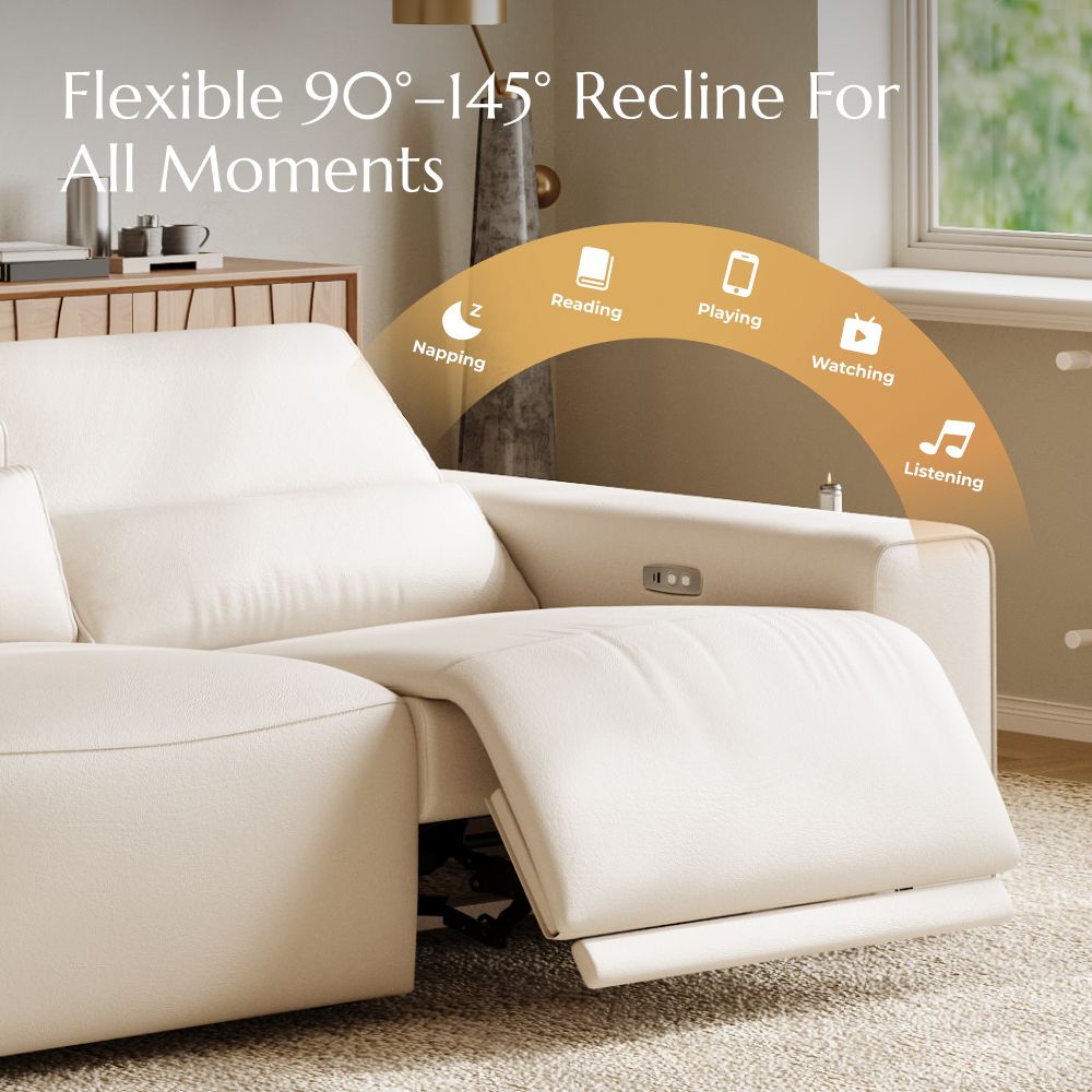 Office Black Eco-friendly Microfiber Leather Modular Sofas