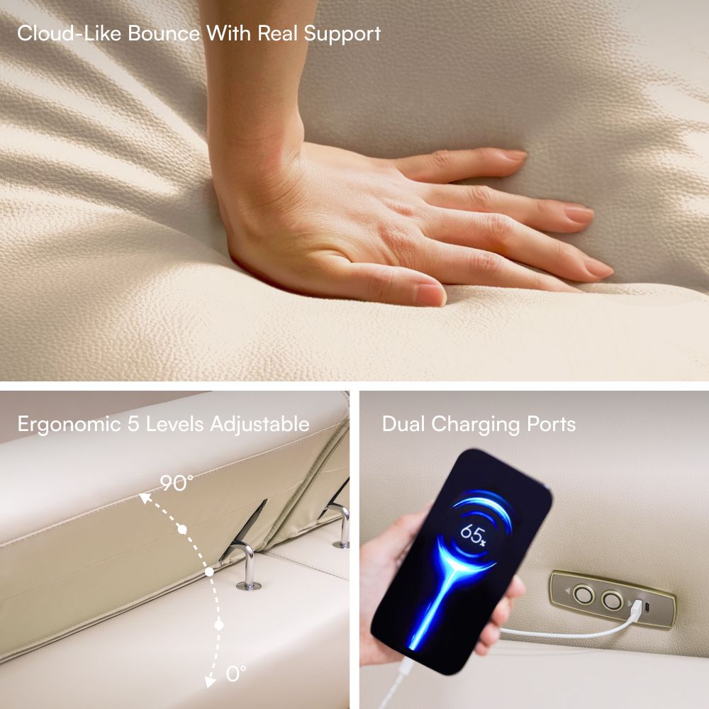 Single Seat Black Eco-friendly Microfiber Leather Modular Sofas