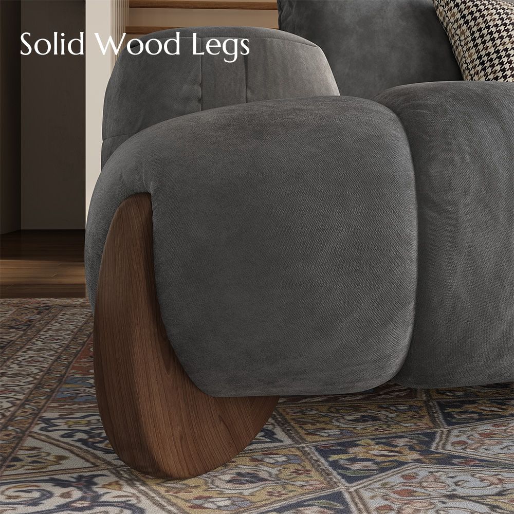 Green Gray Velvet Sofa Set