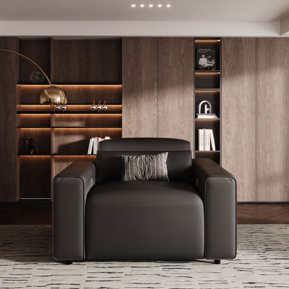 Benjamin Black Eco-friendly Microfiber Leather Modular Sofas