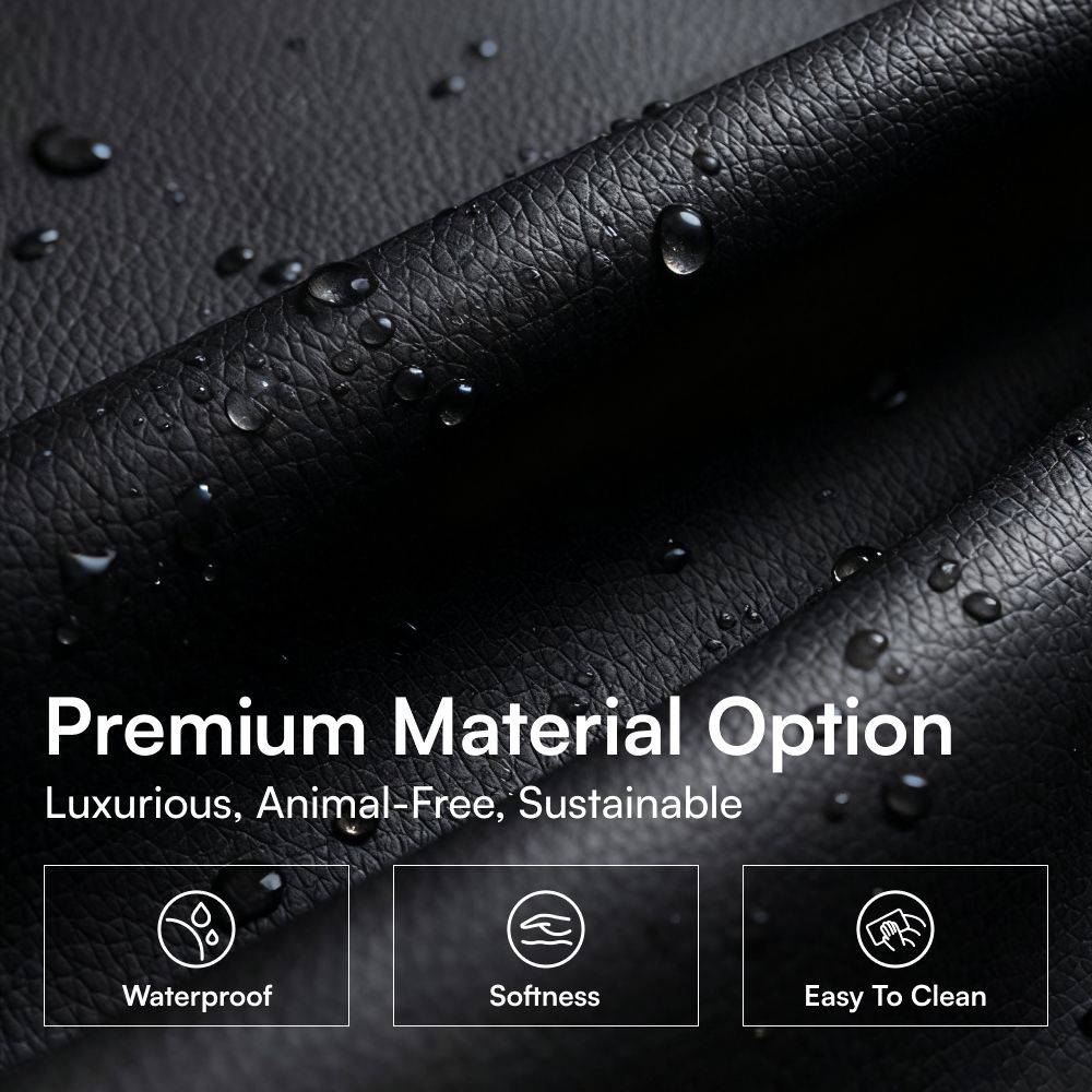 Sectionals Black Eco-friendly Microfiber Leather Modular Sofas