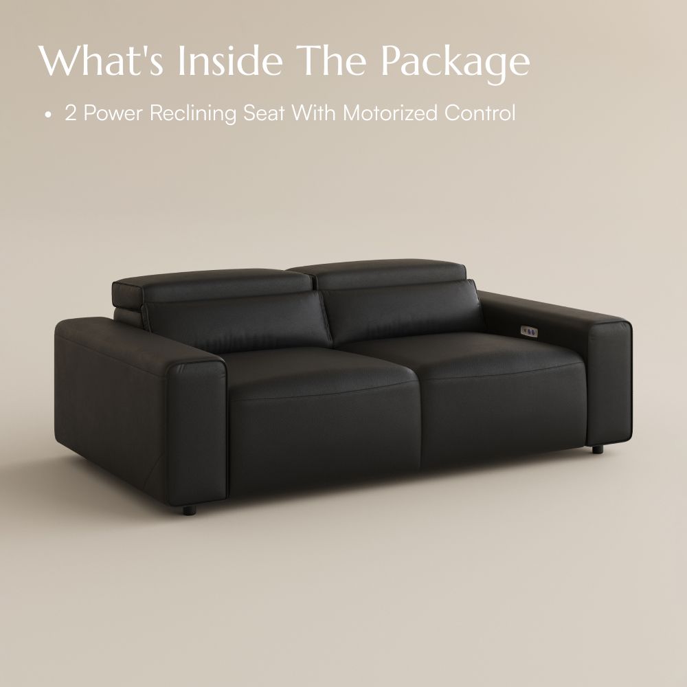 On the Ground Black Eco-friendly Microfiber Leather Modular Sofas