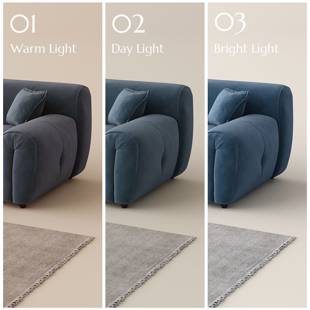 Blue Velvet Sofa Set