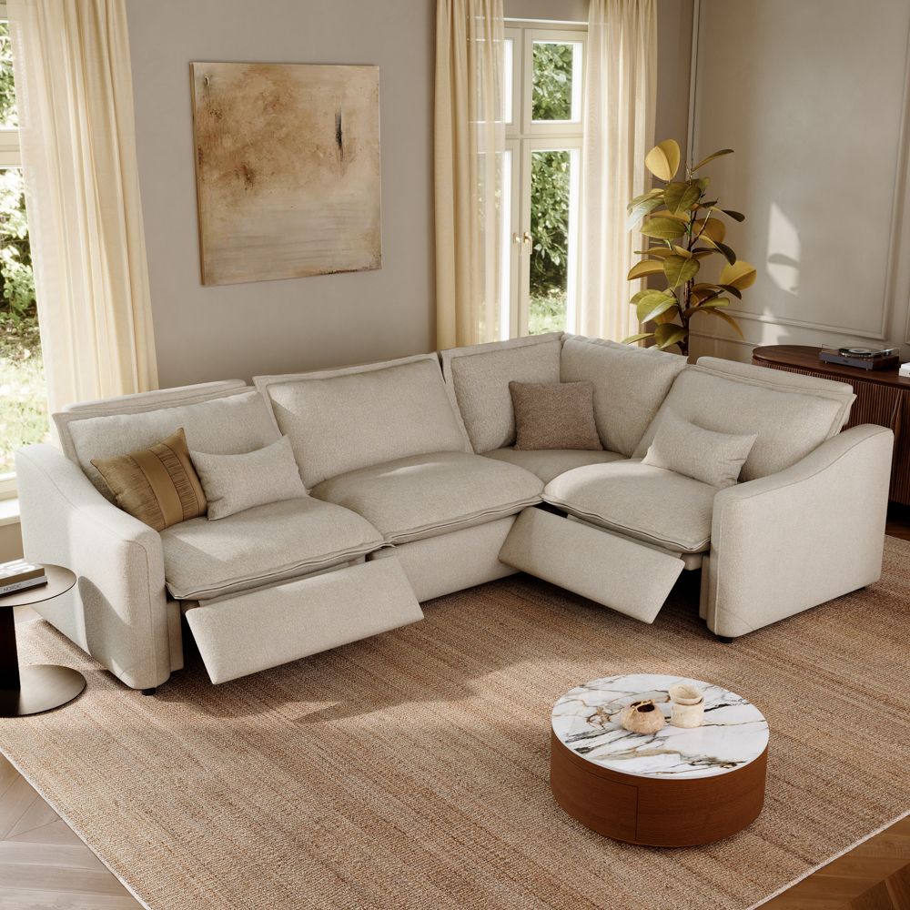 Ergopals Beige Linen Modular Sofas
