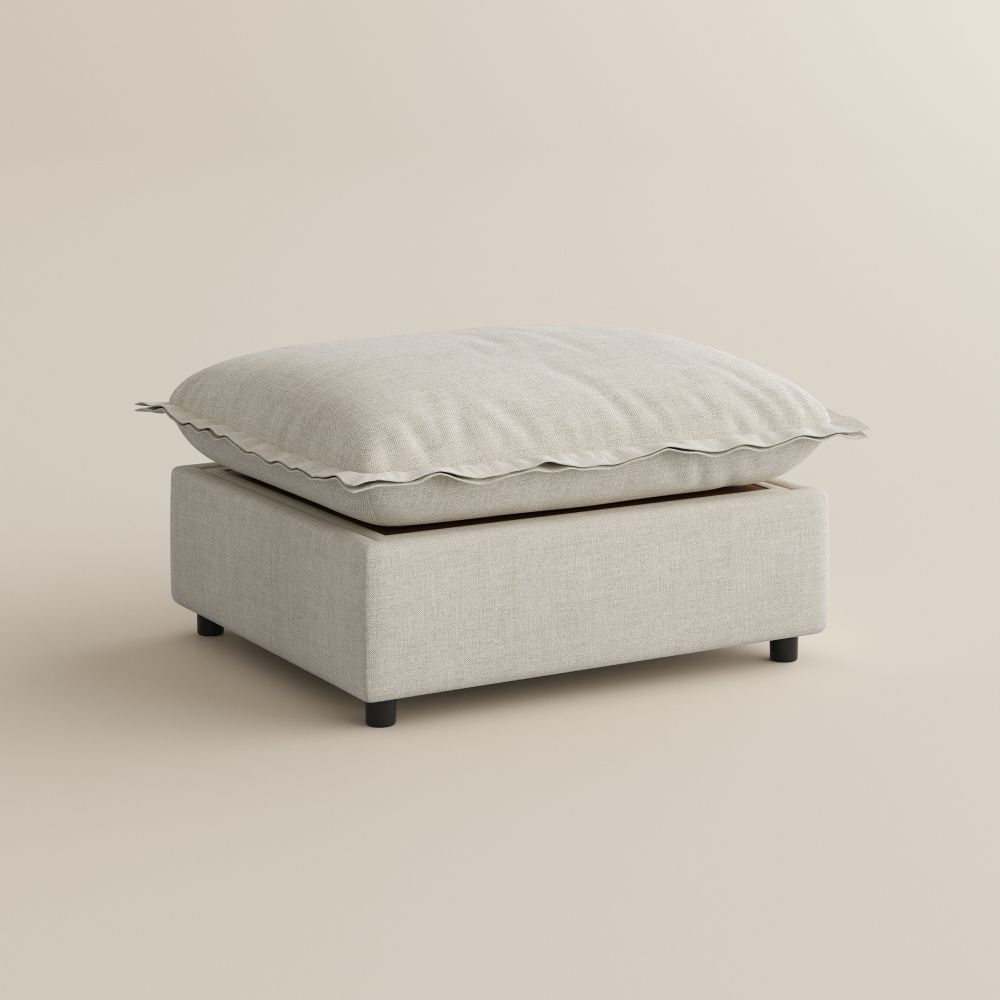 Very Relaxed Beige Velvet Modular Sofas