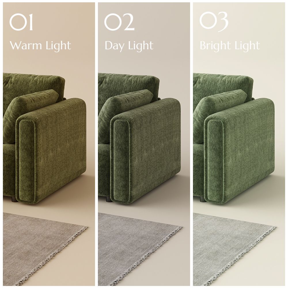 Green Chenille Modular Sofas