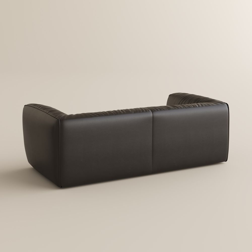 Black Leather Modular Sofas
