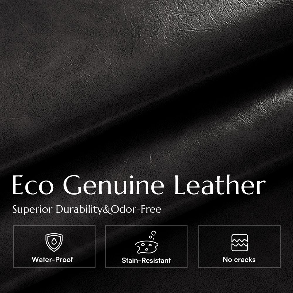 Black Leather Modular Sofas