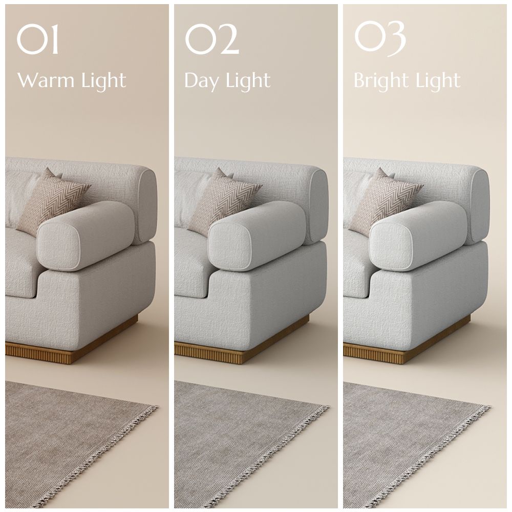 Office Beige Chenille Modular Sofas