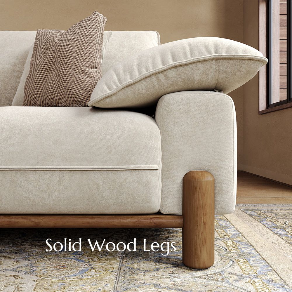 Fabric Beige Fabric Modular Sofas